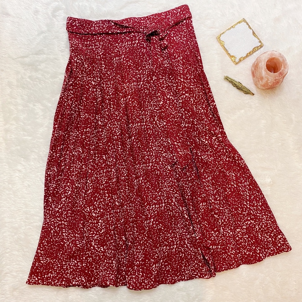 Skies are Blue Pleaded Mini Skirt